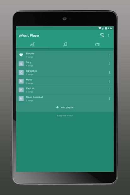 Music Player; eMusic Reproductor de mp3 screenshot 2