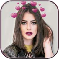 heart crown photo filters on 9Apps