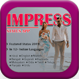 ikon Impress premium- (status and quotes app) 12+ lang.