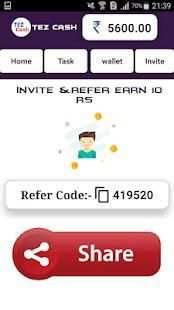 Tez Cash - Make Money online For Tez screenshot 1