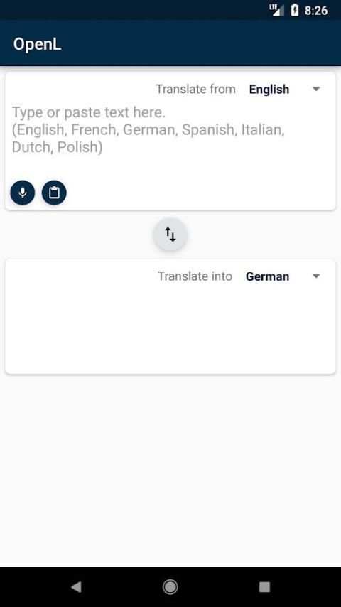 OpenL Translator स्क्रीनशॉट 6