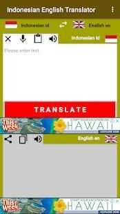 Indonesia - English Translator screenshot 1