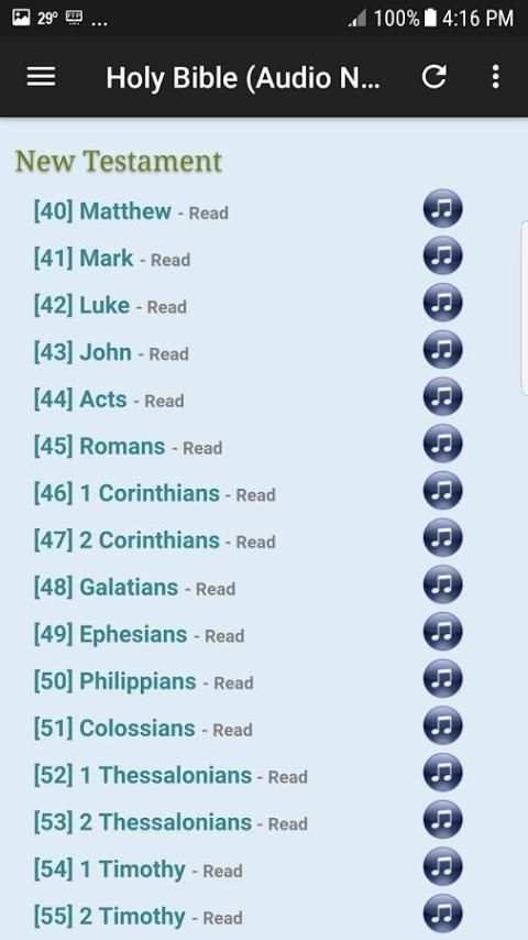 Audio Bible NIV Free скриншот 6