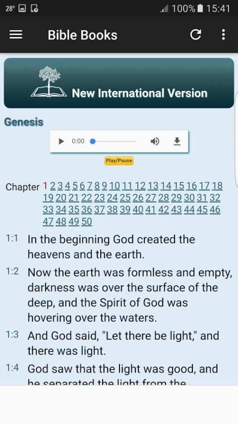 Audio Bible NIV Free скриншот 5