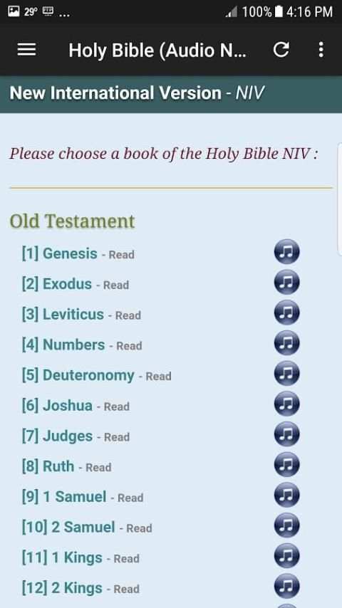 Audio Bible NIV Free скриншот 7