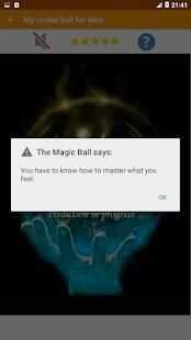 My cristal ball for Men – clairvoyant psychic app screenshot 1