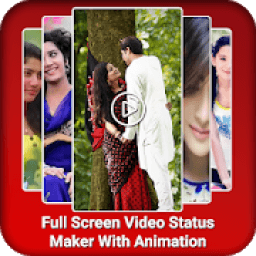 ikon Full Screen Video Status Maker With Animation 2018