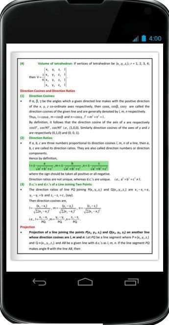 Maths 3 D Geometry Formula Book screenshot 3