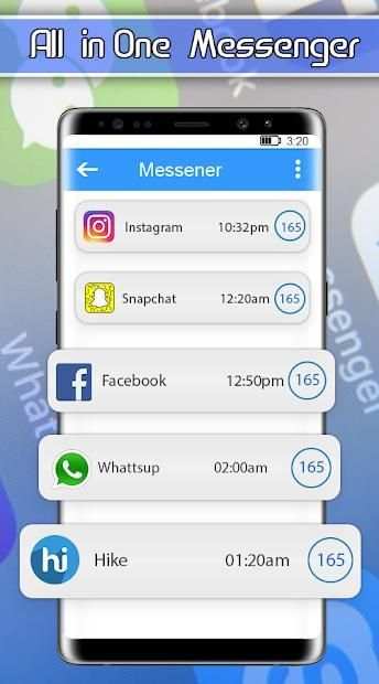 All in One Messenger 2019 स्क्रीनशॉट 4