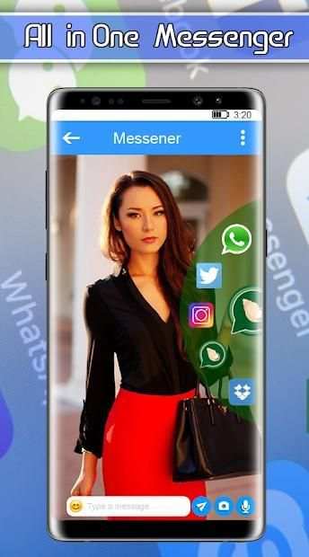 All in One Messenger 2019 स्क्रीनशॉट 3