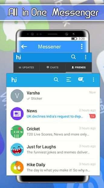 All in One Messenger 2019 स्क्रीनशॉट 2