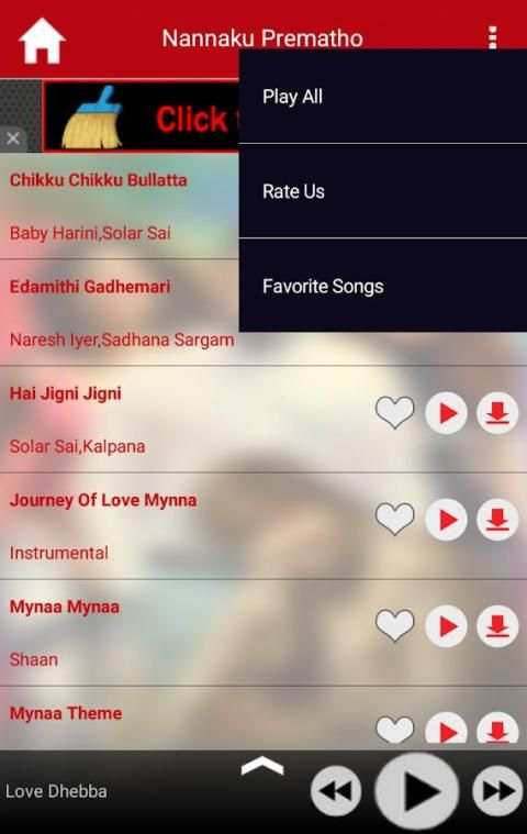 Telugu Movie Hit Songs screenshot 1