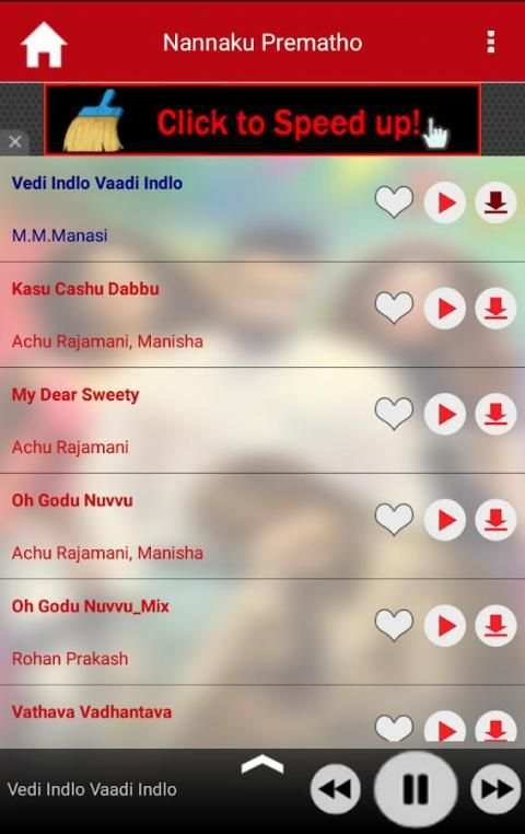 Telugu Movie Hit Songs screenshot 4