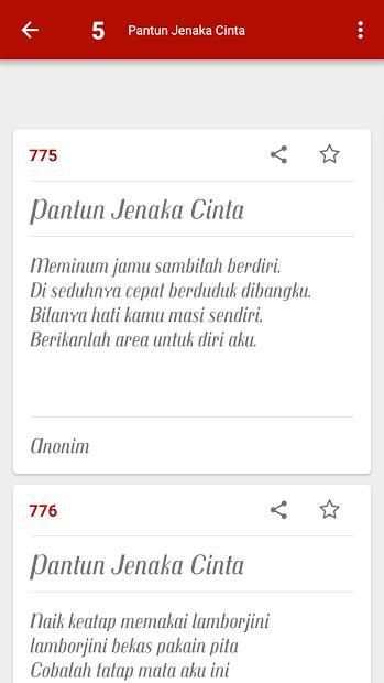 Kumpulan Pantun Lucu Gokil screenshot 1