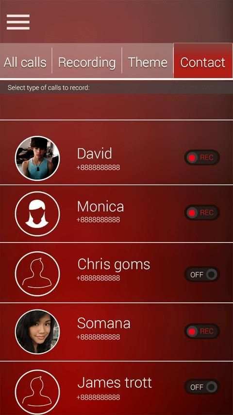 Automatic Call Recorder स्क्रीनशॉट 5