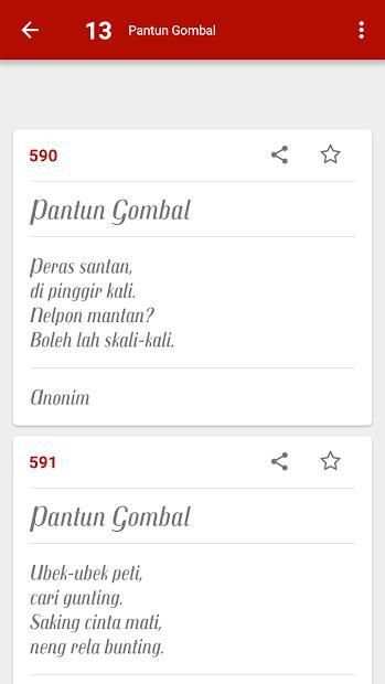 Kumpulan Pantun Lucu Gokil screenshot 4