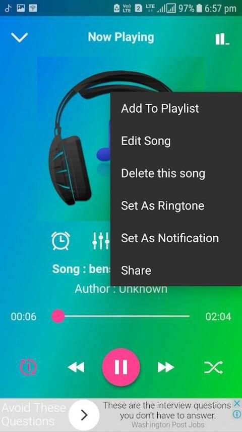 Music Player स्क्रीनशॉट 3