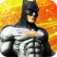 Flying Bat Hero Crime City 2018 logo