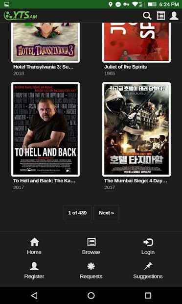 YIFI YTS Unofficial Browser screenshot 1