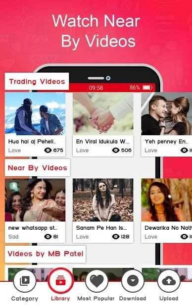 VidStatus - वीडियो स्टेटस गीत और क्लिप स्क्रीनशॉट 1