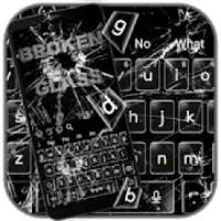 Broken 3D Glass Keyboard Theme