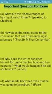 Class 11 English Note and Question answer 2018 screenshot 6
