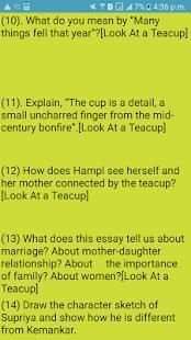 Class 11 English Note and Question answer 2018 screenshot 1