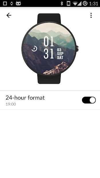 Mountains WatchFace Android स्क्रीनशॉट 1