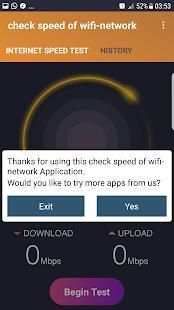 Check speed of : wifi-network . screenshot 1