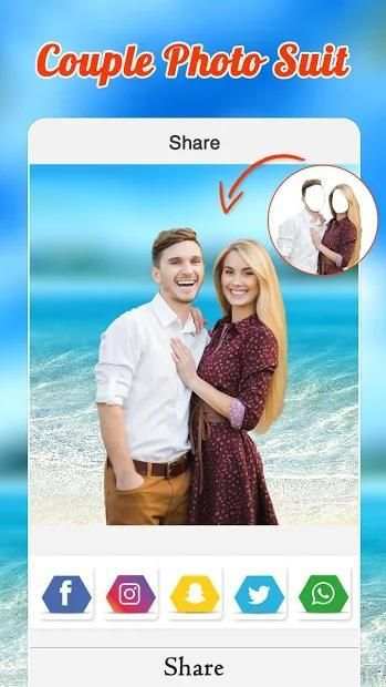 Couple Photo Suit : Couple Photo Editor screenshot 1
