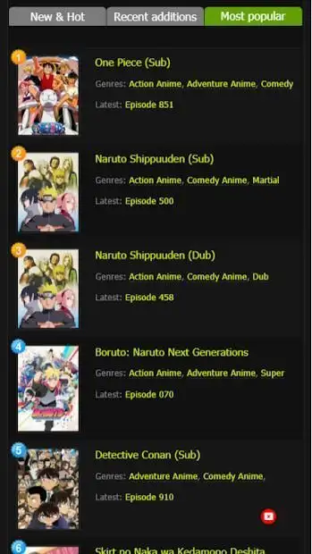 KissAnime APK Download 2023 - Free - 9Apps