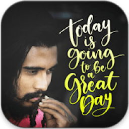 Text on photo - Stylist name maker आइकन