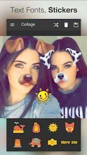 Sweet Camera, Face Filter, Selfie Editor, collage screenshot 2