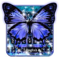 ब्लू शाइन तितली कीबोर्ड