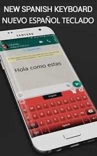 Easy Spanish Keyboard: English to Spanish Keyboard स्क्रीनशॉट 6