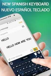 Easy Spanish Keyboard: English to Spanish Keyboard स्क्रीनशॉट 5