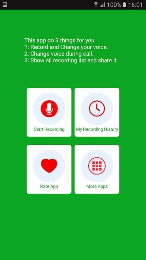 Voice changer during call screenshot 4