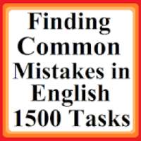 Common mistakes in English - 1500 Tasks on 9Apps