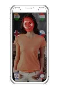 Flag on Face Photo Editor स्क्रीनशॉट 5