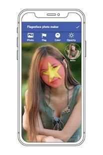 Flag on Face Photo Editor screenshot 3