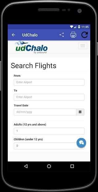 UdChalo Flights screenshot 3