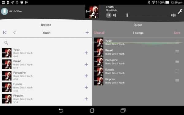 Panasonic Music Control screenshot 3