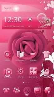 Pink Rose Mobile Theme screenshot 3