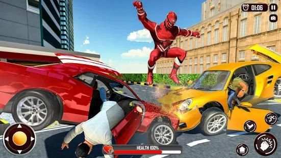 Panther Superhero Crime City Rescue Mission Game स्क्रीनशॉट 4
