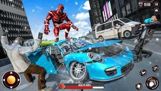 Panther Superhero Crime City Rescue Mission Game स्क्रीनशॉट 3