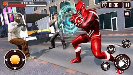 Panther Superhero Crime City Rescue Mission Game स्क्रीनशॉट 2