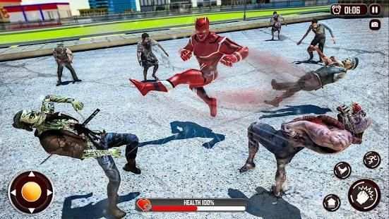 Panther Superhero Crime City Rescue Mission Game स्क्रीनशॉट 1