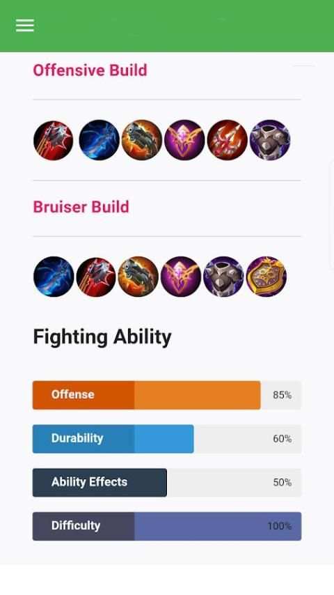 Guide For Mobile Build Legends screenshot 3