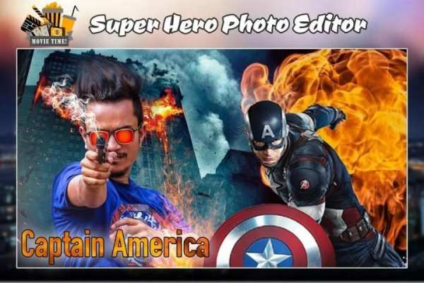Super Hero Photo Editor स्क्रीनशॉट 2