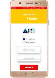 Cashin earn paytm money online screenshot 2